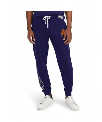 Men's Purple Phoenix Suns Carl Bi-Blend Fleece Jogger Pants $45.00 Pants