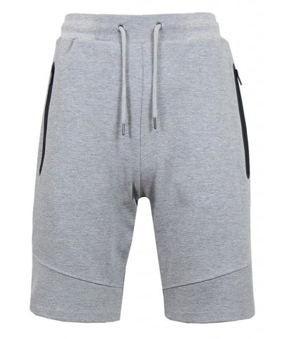 Men's Slim Fit Tech Fleece Performance Active Jogger Shorts Heather Gray $18.36 Shorts