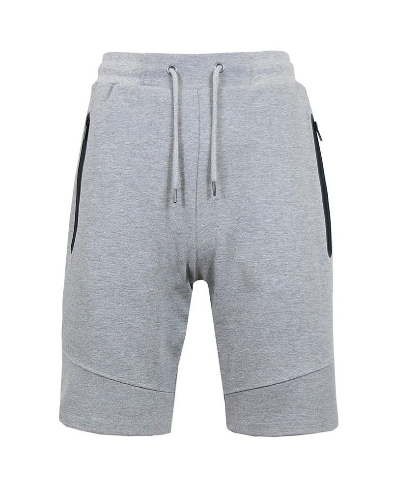 Men's Slim Fit Tech Fleece Performance Active Jogger Shorts Heather Gray $18.36 Shorts