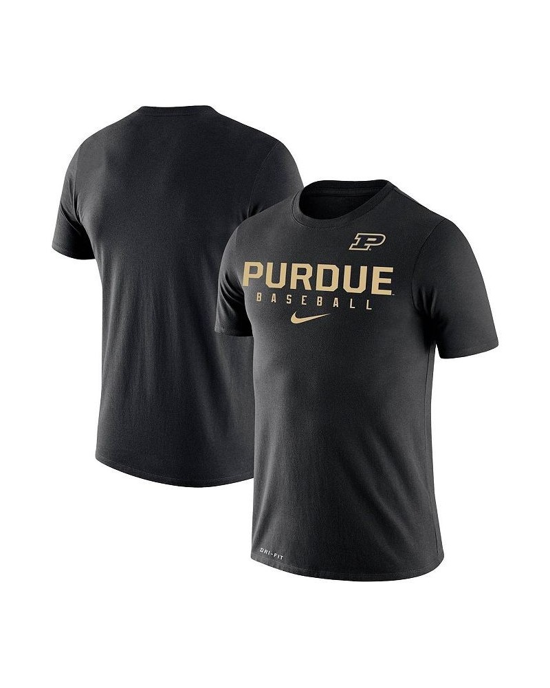 Men's Black Purdue Boilermakers Baseball Legend Performance T-shirt $21.50 T-Shirts