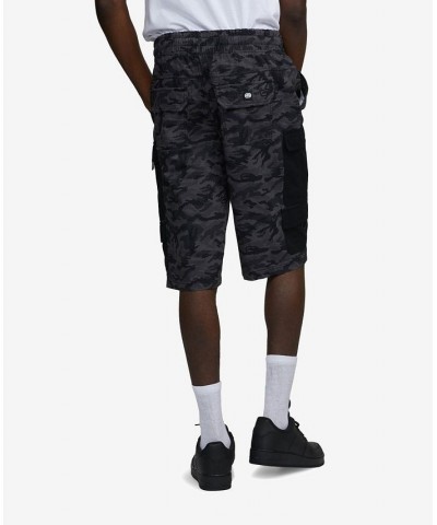 Men's Contrast Cargo Shorts White $31.28 Shorts