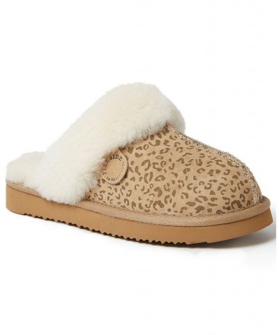 Women's Sydney Shearling Scuff Slippers Multi $40.80 Shoes