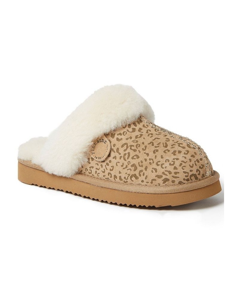 Women's Sydney Shearling Scuff Slippers Multi $40.80 Shoes