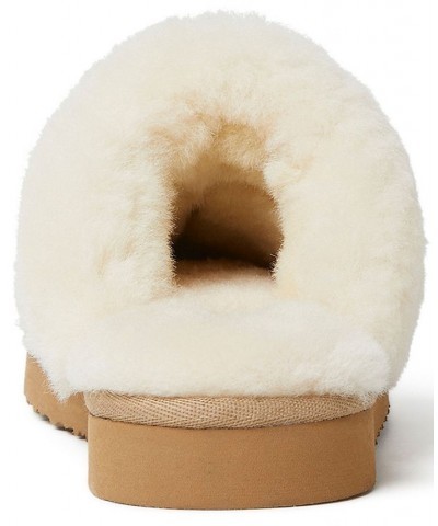 Women's Sydney Shearling Scuff Slippers Multi $40.80 Shoes