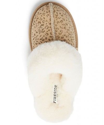 Women's Sydney Shearling Scuff Slippers Multi $40.80 Shoes