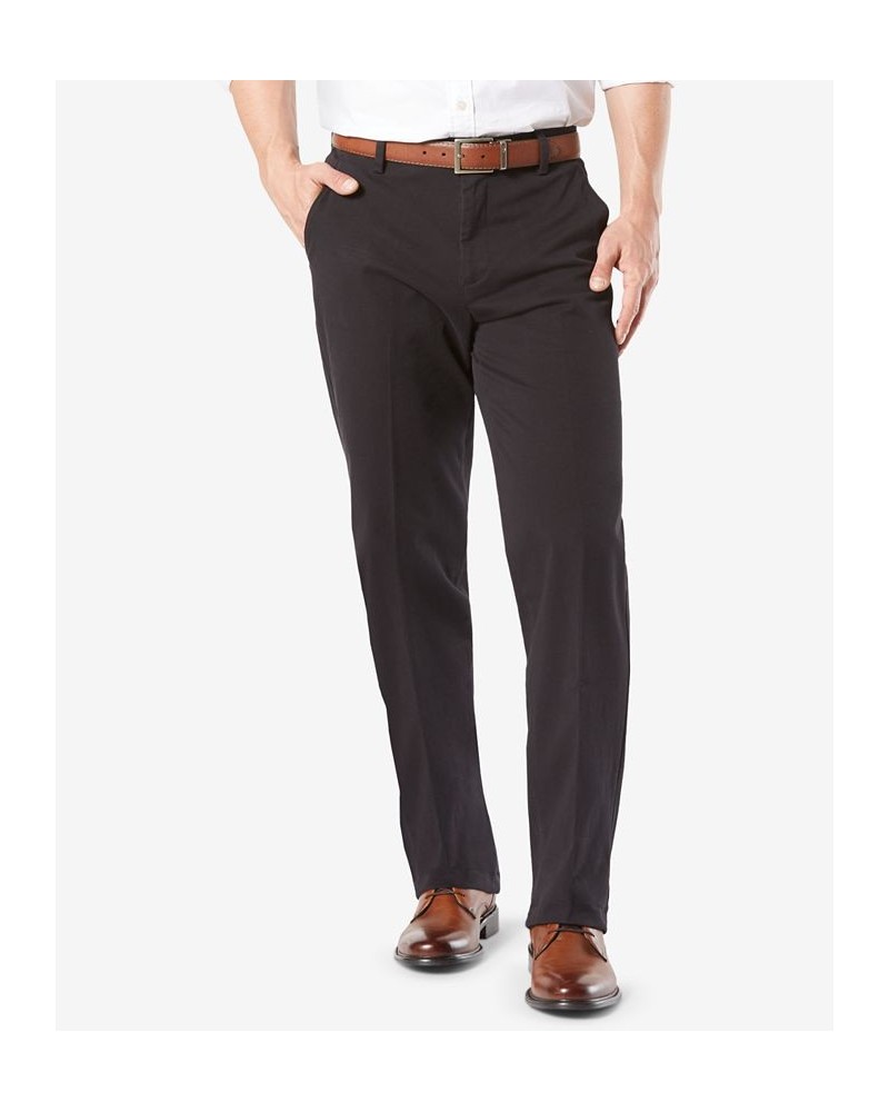 Men's Big & Tall Workday Classic Fit Smart 360 Flex Stretch Khakis Black $26.00 Pants