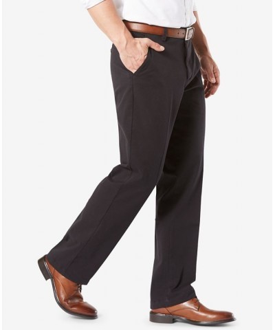 Men's Big & Tall Workday Classic Fit Smart 360 Flex Stretch Khakis Black $26.00 Pants