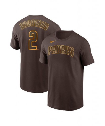 Men's Xander Bogaerts Brown San Diego Padres Name and Number T-shirt $26.49 T-Shirts