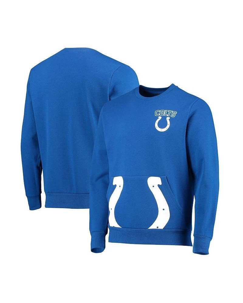 Men's Royal Indianapolis Colts Pocket Pullover Sweater $40.49 Sweaters