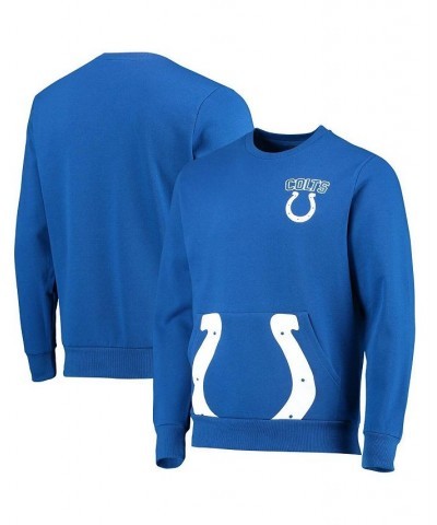 Men's Royal Indianapolis Colts Pocket Pullover Sweater $40.49 Sweaters