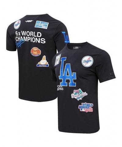 Men's Black Los Angeles Dodgers Championship T-shirt $30.75 T-Shirts