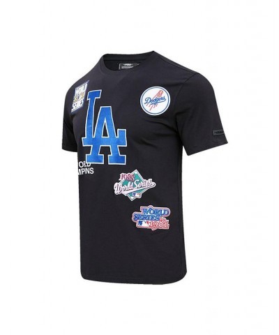 Men's Black Los Angeles Dodgers Championship T-shirt $30.75 T-Shirts