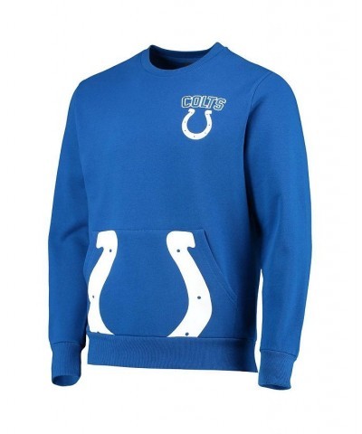 Men's Royal Indianapolis Colts Pocket Pullover Sweater $40.49 Sweaters