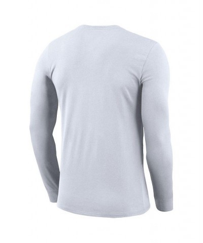 Men's White North Carolina A&T Aggies On Court Bench Long Sleeve T-shirt $22.50 T-Shirts