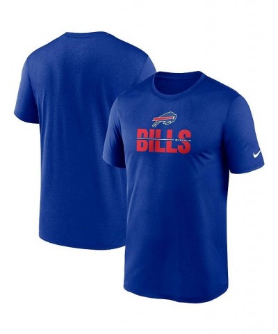 Men's Royal Buffalo Bills Legend Microtype Performance T-shirt $21.15 T-Shirts