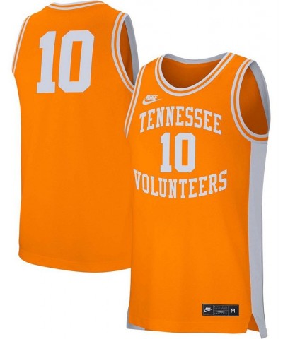 Men's 10 Tennessee Orange Tennessee Volunteers Retro Replica Basketball Jersey $48.59 Jersey