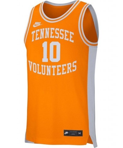 Men's 10 Tennessee Orange Tennessee Volunteers Retro Replica Basketball Jersey $48.59 Jersey