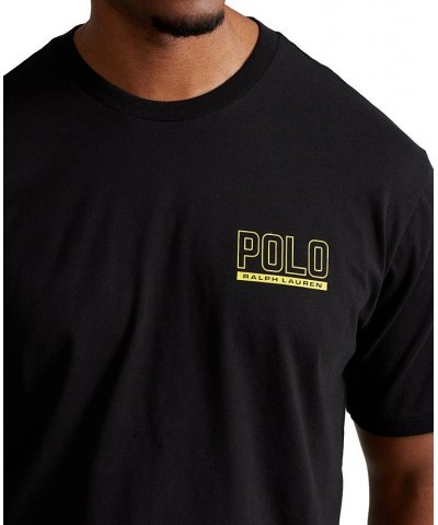 Men's Big & Tall Logo Jersey Crewneck T-Shirt Black $35.25 T-Shirts