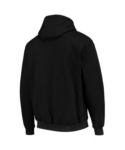 Men's Black Philadelphia Eagles Craftsman Thermal-Lined Full-Zip Hoodie $41.30 Sweatshirt