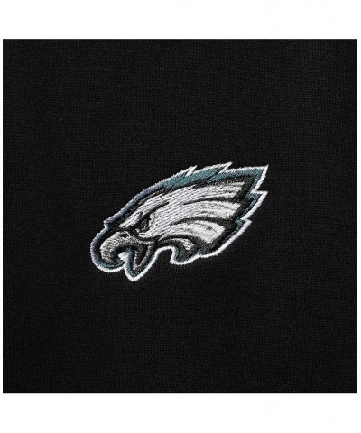 Men's Black Philadelphia Eagles Craftsman Thermal-Lined Full-Zip Hoodie $41.30 Sweatshirt