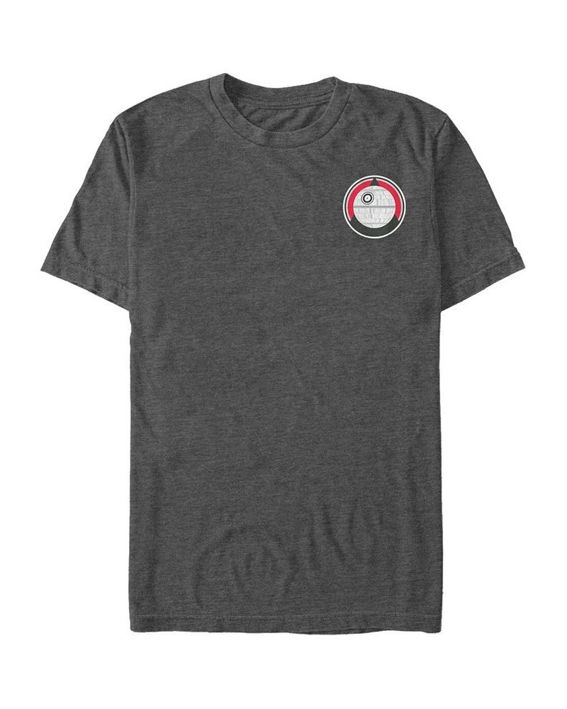 Star Wars Men's Death Star Badge Short Sleeve T-Shirt Gray $15.40 T-Shirts