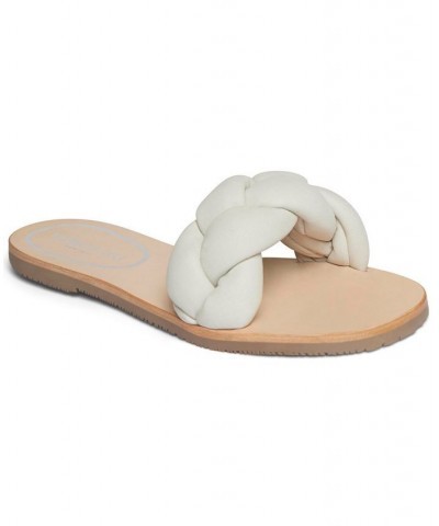 Women's Nellie Braid Slide Sandals PD02 $45.39 Shoes