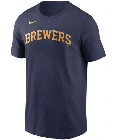 Men's Milwaukee Brewers Name & Number T-Shirt - Christian Yelich $22.00 T-Shirts