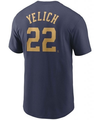 Men's Milwaukee Brewers Name & Number T-Shirt - Christian Yelich $22.00 T-Shirts