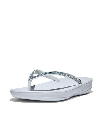 Women's Iqushion Ombre Sparkle Flip-Flops PD04 $30.25 Shoes