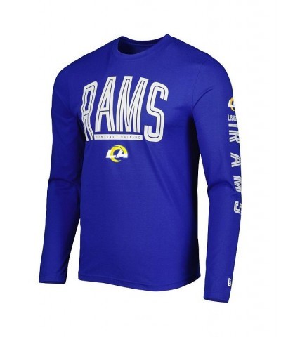 Men's Royal Los Angeles Rams Combine Authentic Home Stadium Long Sleeve T-shirt $23.39 T-Shirts