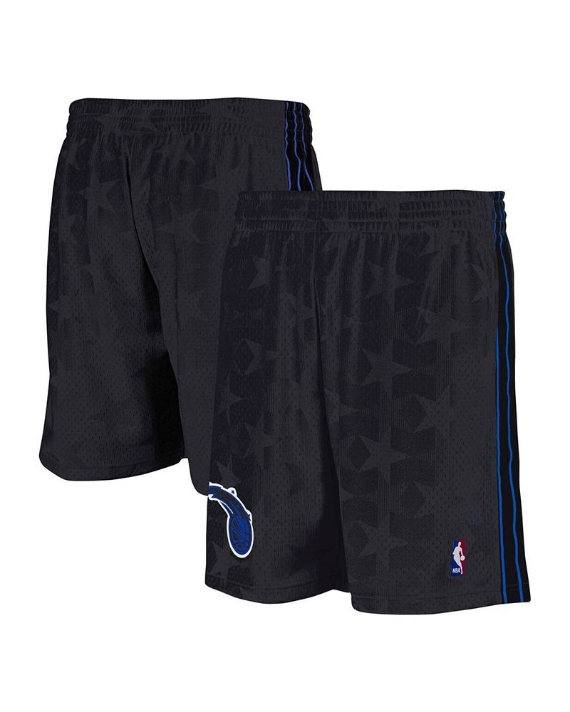 Men's Black Orlando Magic Hardwood Classic Reload Swingman Shorts $32.20 Shorts