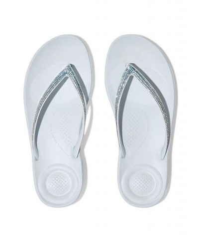 Women's Iqushion Ombre Sparkle Flip-Flops PD04 $30.25 Shoes