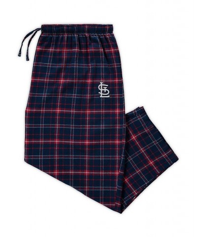 Men's Red, Navy St. Louis Cardinals Big and Tall Team Flannel Pants $22.50 Pajama