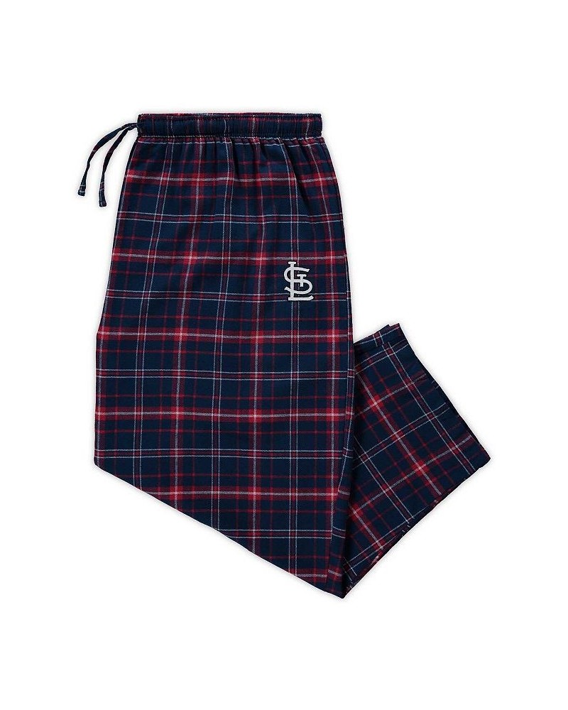 Men's Red, Navy St. Louis Cardinals Big and Tall Team Flannel Pants $22.50 Pajama