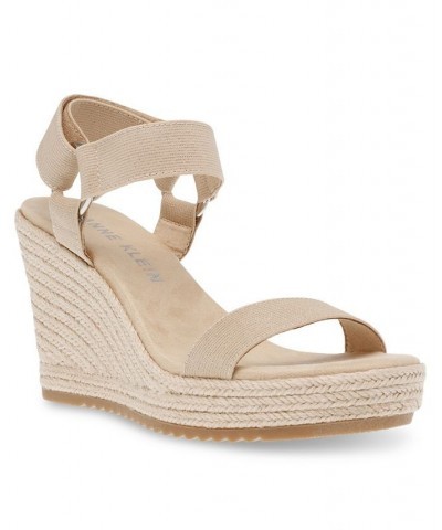 Women's Wit Wedge Sandal Tan/Beige $45.54 Shoes