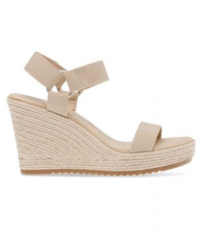 Women's Wit Wedge Sandal Tan/Beige $45.54 Shoes