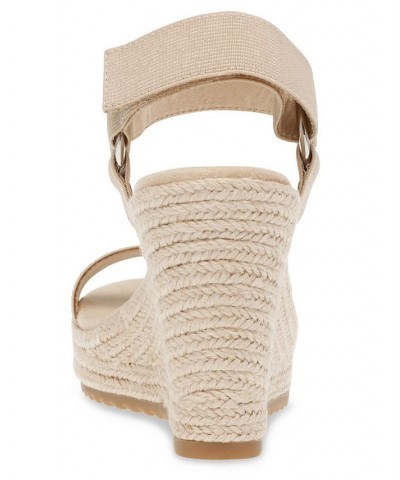 Women's Wit Wedge Sandal Tan/Beige $45.54 Shoes