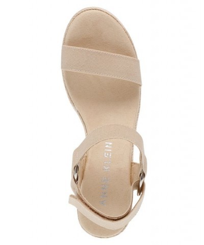 Women's Wit Wedge Sandal Tan/Beige $45.54 Shoes