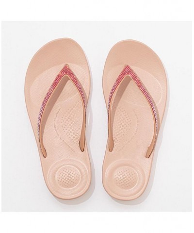 Women's Iqushion Ombre Sparkle Flip-Flops PD04 $30.25 Shoes