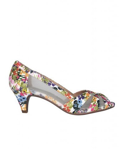 Women's Esumi Peep Toe Memory Foam Mesh Pump Multi $32.00 Shoes