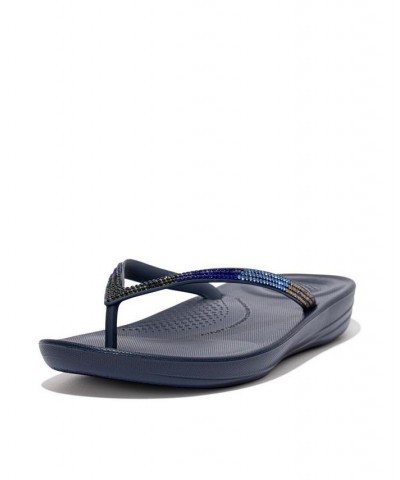 Women's Iqushion Ombre Sparkle Flip-Flops PD04 $30.25 Shoes