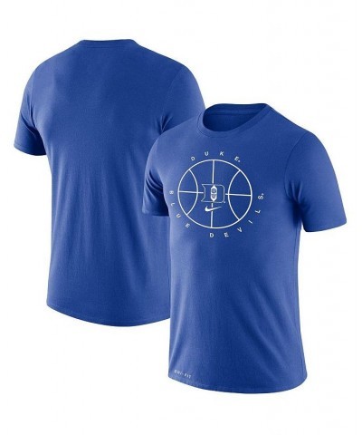 Men's Royal Duke Blue Devils Basketball Icon Legend Performance T-shirt $23.99 T-Shirts