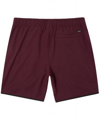 Men's Active Performance Yogger IV 17" Shorts with an Elastic Waistband Plum $27.72 Shorts