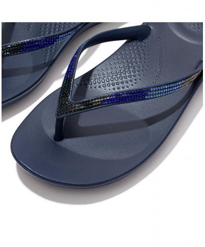 Women's Iqushion Ombre Sparkle Flip-Flops PD04 $30.25 Shoes