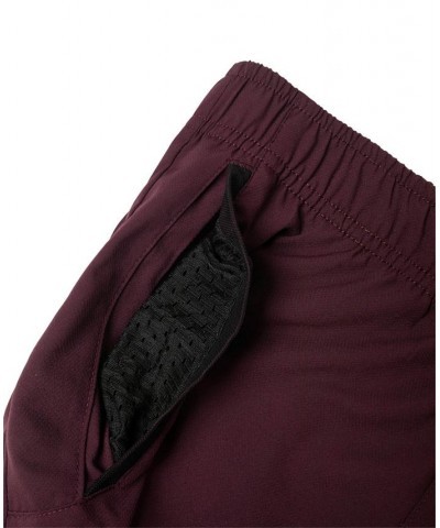 Men's Active Performance Yogger IV 17" Shorts with an Elastic Waistband Plum $27.72 Shorts