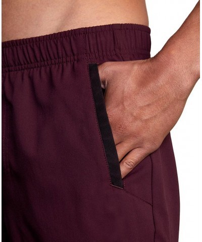 Men's Active Performance Yogger IV 17" Shorts with an Elastic Waistband Plum $27.72 Shorts