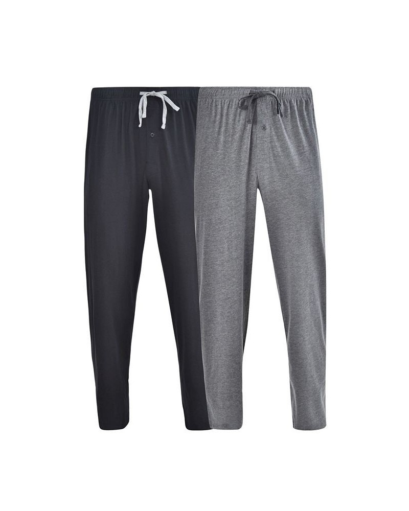 Hanes Men's Knit Sleep Pant, 2 Pack Multi $15.64 Pajama