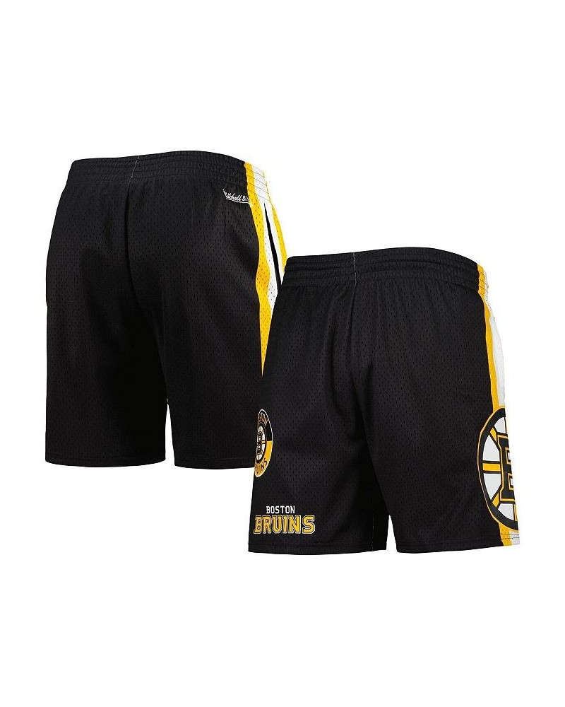 Men's Black Boston Bruins City Collection Mesh Shorts $45.10 Shorts