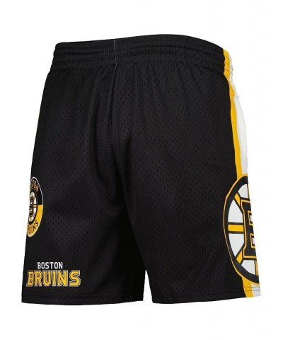 Men's Black Boston Bruins City Collection Mesh Shorts $45.10 Shorts