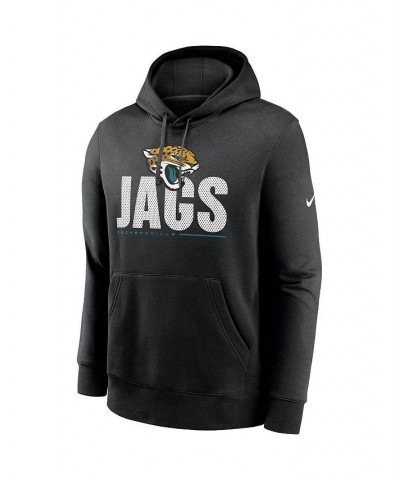 Men's Black Jacksonville Jaguars Team Impact Club Pullover Hoodie $40.79 Sweatshirt